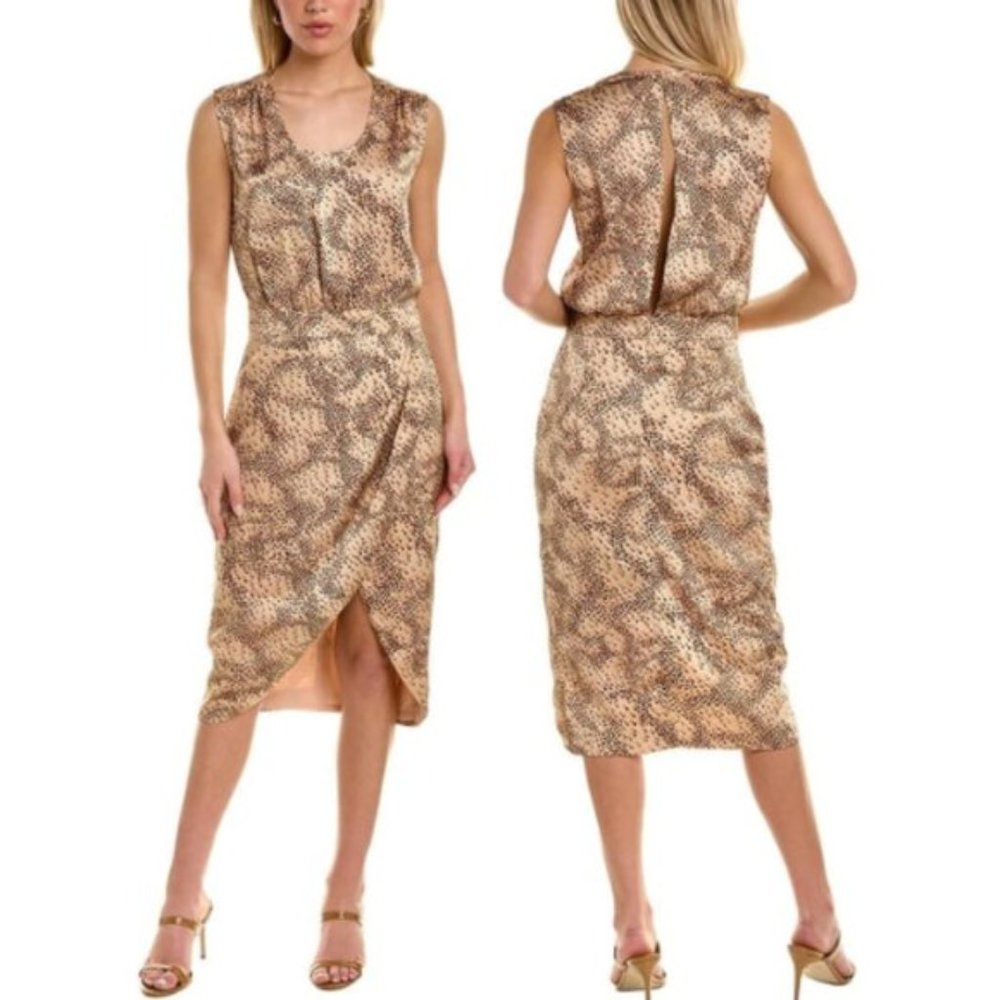 Black Halo Renata Printed Sleeveless Sheath Dress 4